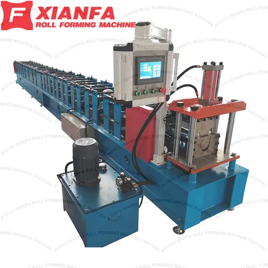 Metal Half-Round Gutter Roll Forming Machine Steel Gutter Making Machine
