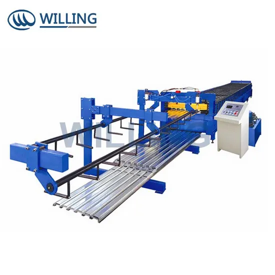 Trapezoidal Plate Forming Machine 1200mm Wide for Colored Steel Tile Building Material