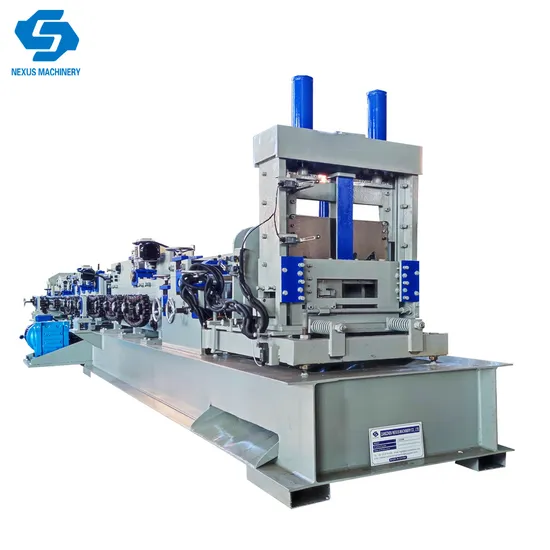 Automatic Metal 80-300mm C U Purlin Cold Roll Forming Machine