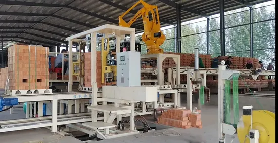 Clay Brick Block Making Machine with Automatic Packaging Machine