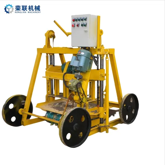 Qt40-3b Moving Concrete Hollow Block Brick Making Machine with Cheap Price