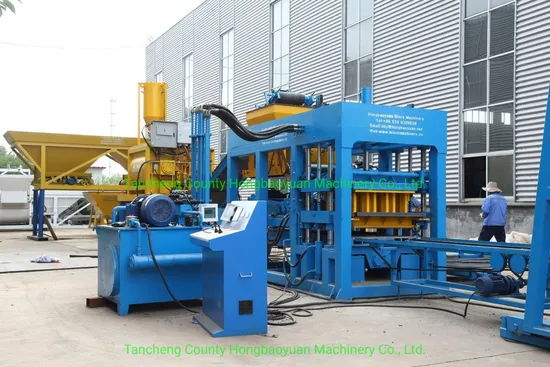 Qt8-15 Automatic Concrete Block Making Machine Building Block Machine