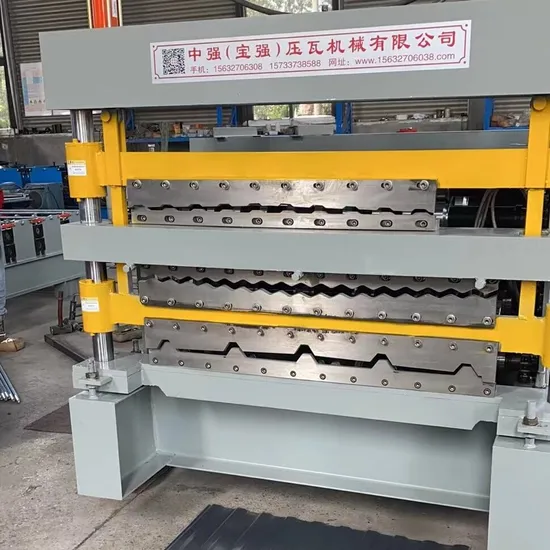 Factory Price Roofing Sheet Making Cold Color Roof Wall Panel Ibr Plate Steel Tile Building Material Machinery Corrugated Glazed Tile Roll Forming Machine