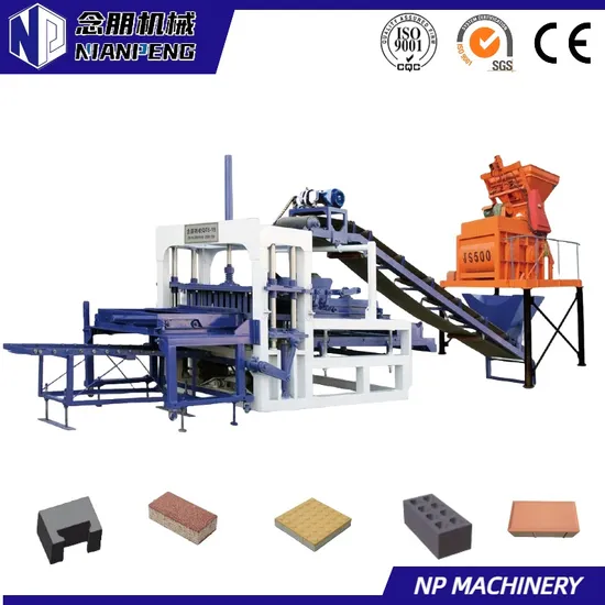 Factory Price Concrete Automatic Nianpeng Curb Stone Making Cement Block Machine