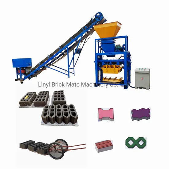 Qt40-1 Semi Automatic Concrete 5inch 6inch Hollow Solid Block Making Machine Ghana