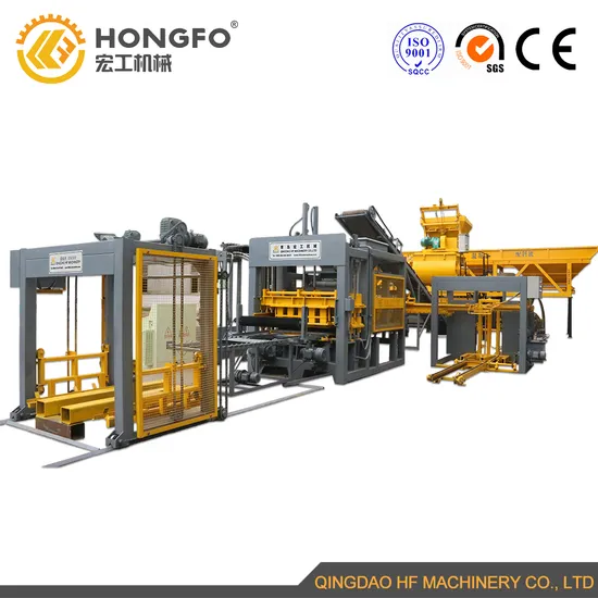 Price List of Qt7-15 Building Material Cement Hollow Block Machines in Dominican