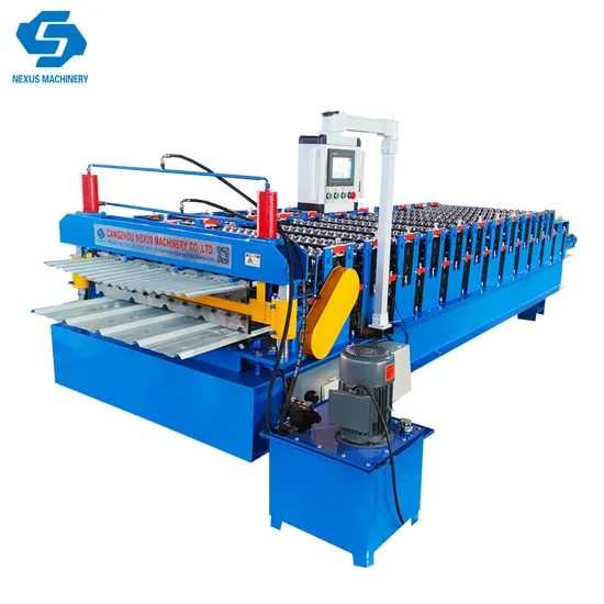 Steel Roofing Sheet Roll Forming Machine Double Layer Metal Roof Machinery