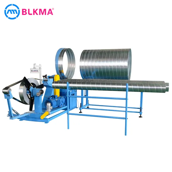 Factory Direct HVAC Air Pipe Spiral Duct Forming Machine, Auto Spiral Round Tube Former Machine