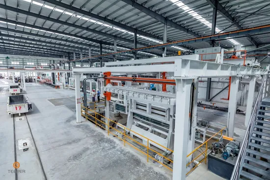 4.2*1.2m Full Automatic Block Making AAC Plant Concrete Block Making Machinery Annual 500000cbm Customerized Design AAC Automatic PLC Control System