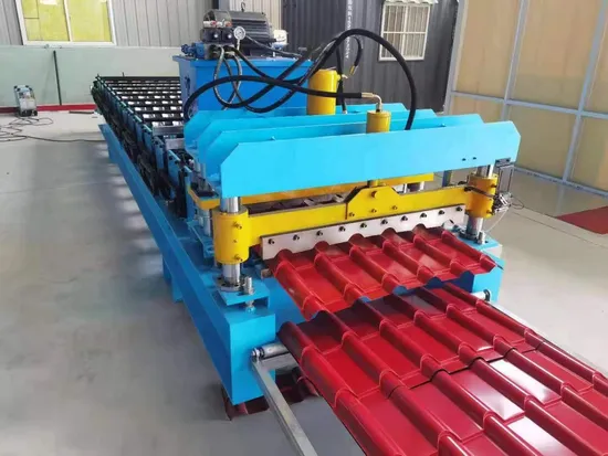 Color Steel Glazed Tile Roofing Tile Making Machine Roll Forming Machine