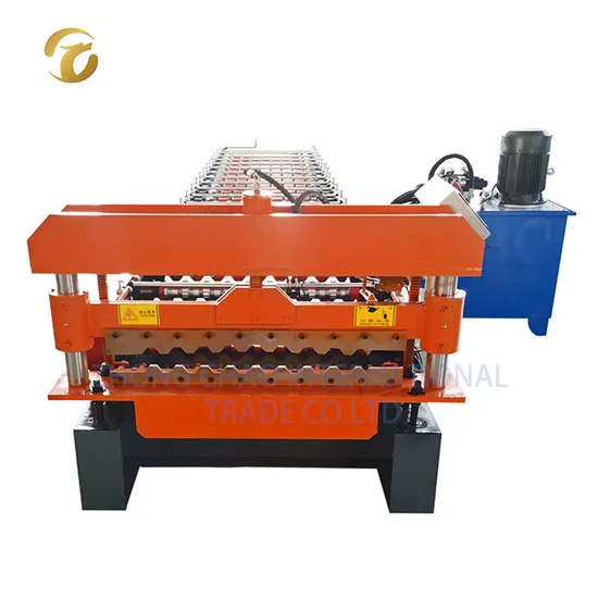 High Quality No Beam Bending Aluminum Roof Sheet Roll Forming Machinery