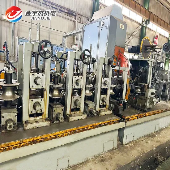 Used Straight Seam Welded Tube Mill 150*150 with Direct Forms to Square Technology ERW