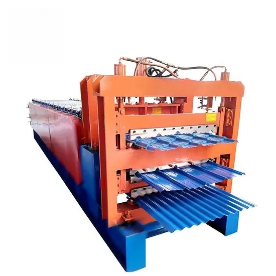 High Output Triple Layers Corrugated and Trapezoid Roofing Tile Roll Forming Machine