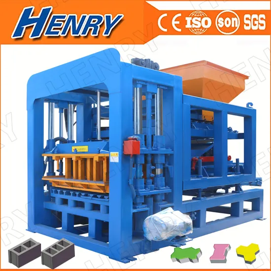 Henry Qt6-15 Strong Full-Automatic Hydraulic Hollow Curbstone Block Brick Making Machine