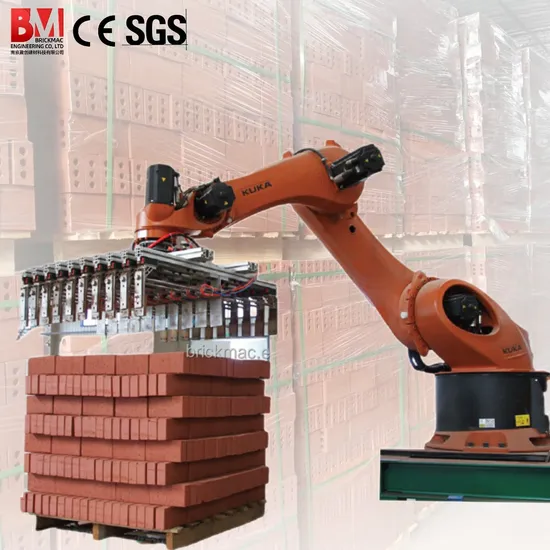 Clay Bricks Making Machine Laying Setting Robot Robotic Arm Manipulator Industrial Robot