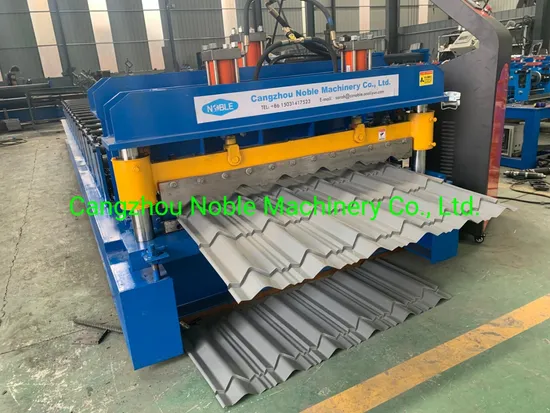 Steel Cold Rolling Tile Pressure Mould Step Tile Profile Glazed Tile Roofing Sheet Roll Forming Machine