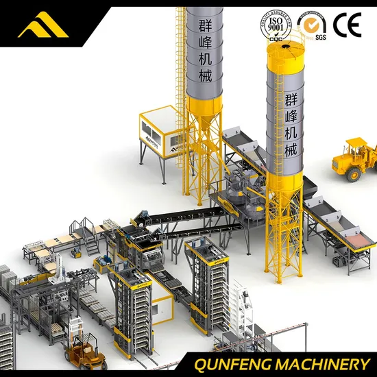 CE Approved Automatic Stand Seaworthy Packing Paver Block Making Machine QS1300