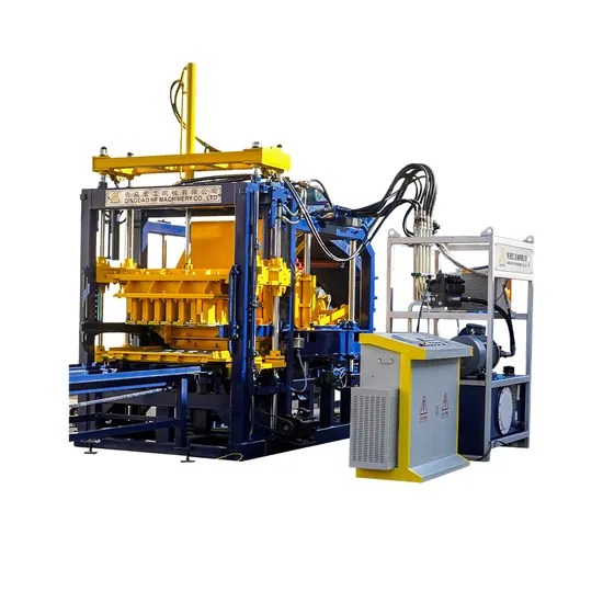 Hf Qt8-15 Automatic Hydraulic Concrete Curbstone Hollow Block Making Machine for Sale
