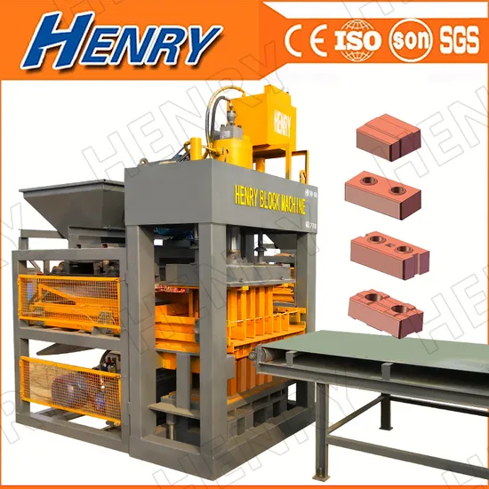 200 Tons Fully Automatic Hr10-10 Super Hydraulic Soil Clay Interlock Brick Machine/ Cement Brick Machine