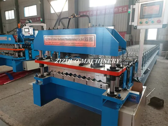 High Speed Galvalume Color Steel Metal Corrugated Sheet Roof Cold Roll Forming Machine