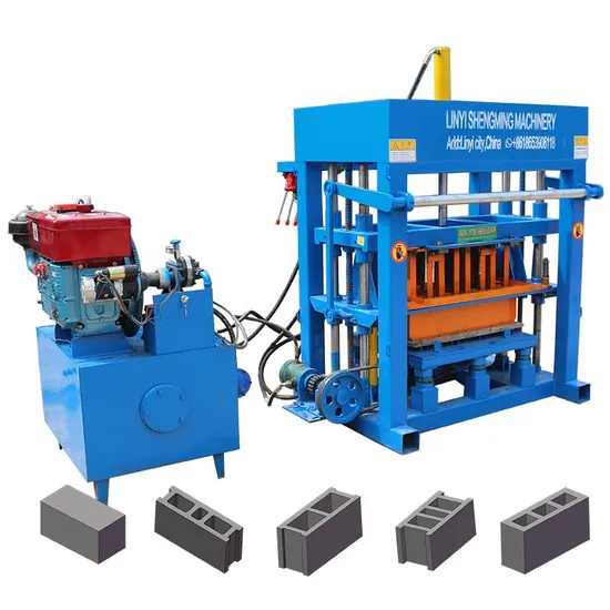 Small Manual Fly Ash Cement Hollow Concrete Paver Solid Brick Machine
