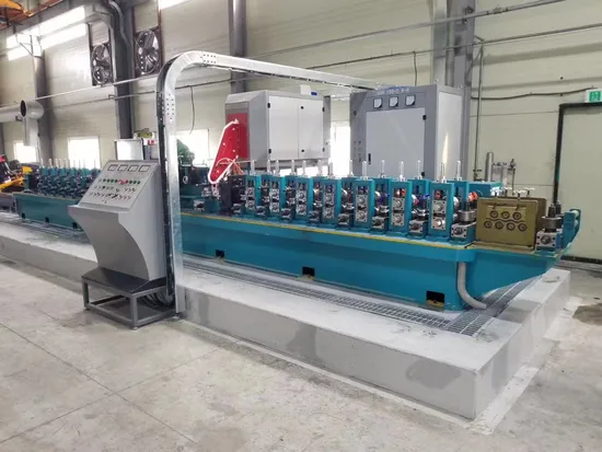 Hf Welding Square Mild Steel Tube Making Machine ERW Pipe Forming Mill