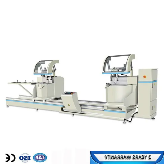 Double Heads Saw Cutting Saw Machine for Aluminum Window Door Making Machine