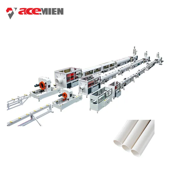 Plastic PE PP HDPE PVC PPR Pipe Making Machine
