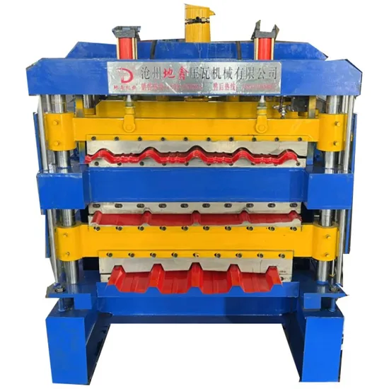 Three Layer Roofing Metal Sheet Roll Forming Making Machine