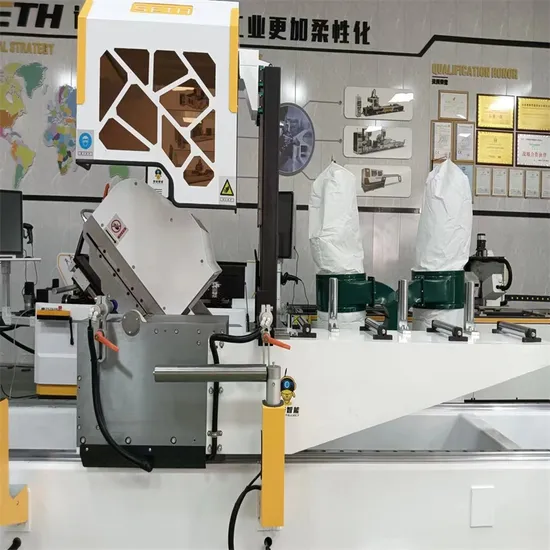 Window Door Making Machine Aluminum Cutting Machine with Dual Head CNC at Any Angle