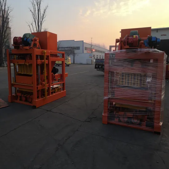 Semi Automatic Block Production Line Qtj4-26 Cement Brick Block Making Machine for Sale