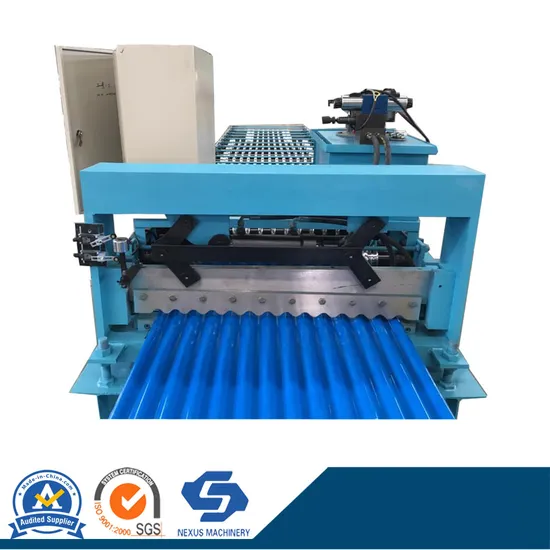 550 MPa Metal Roofing Sheet Making Steel Roof Panel Corrugated Roll Forming Machine