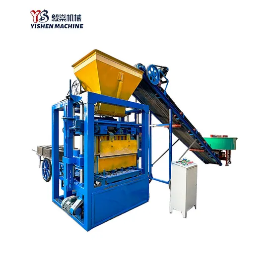 Manufacturing Machines List Qt4-26 Strong Vibration Table Auto Hollow Brick Machine