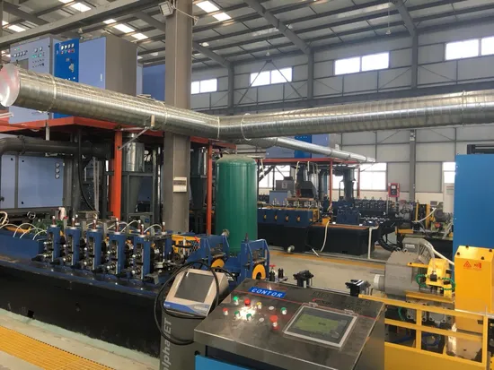 Steel Square ERW Tube Mill Carbon Steel Pipe Making Machine Pipe Making Machine