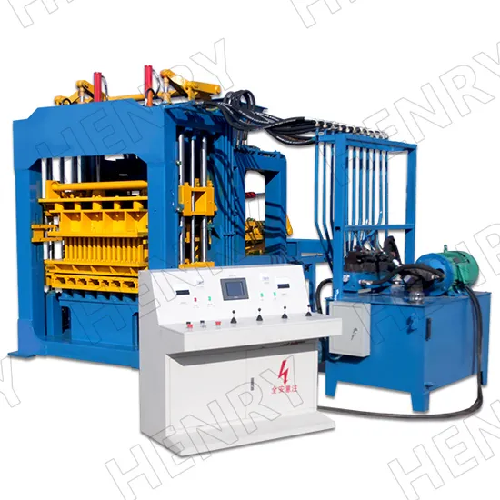 Qt4-15 Hydraulic Automatic Block Production Line Hollow Blocks 6inches and 9 Inches Hourdis Concrete Block Making Machine