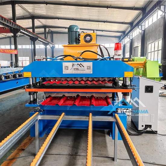 Factory Wholesale Double Layer 840 Tr5 Trapezoidal and 800 Corrugated Roofing Color Steel Sheet Making Machine