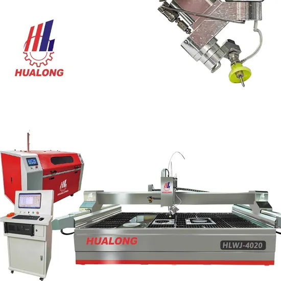 Hlwj-4020 Marble Ceramic Tiles Cutter Water Jet CNC Machine