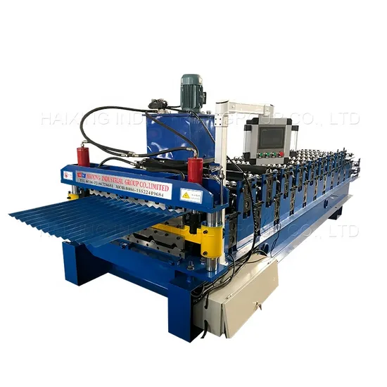 Metal Aluminum Roof Tile Wall Panel Roll Forming Machine