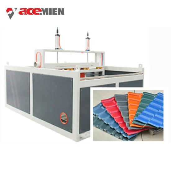 Acemien PVC Glazed Trapezoid Roofing Sheet Plastic Tile Effective Rroduction Line Making Machine