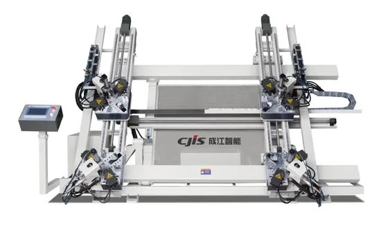 Industrial Aluminum Profile Intelligent CNC Four-Head Corner Assembly Machine Efficient Window Manufacturing Machine