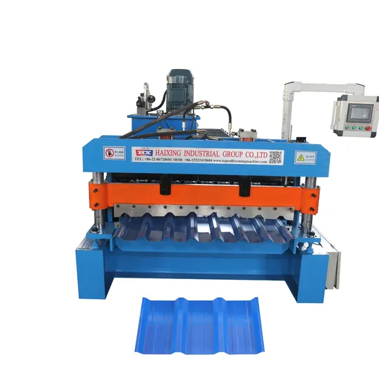Automatic Trapezoidal Wave Wall Plate Roof Roofing Sheet Making Tiles Forming Machine