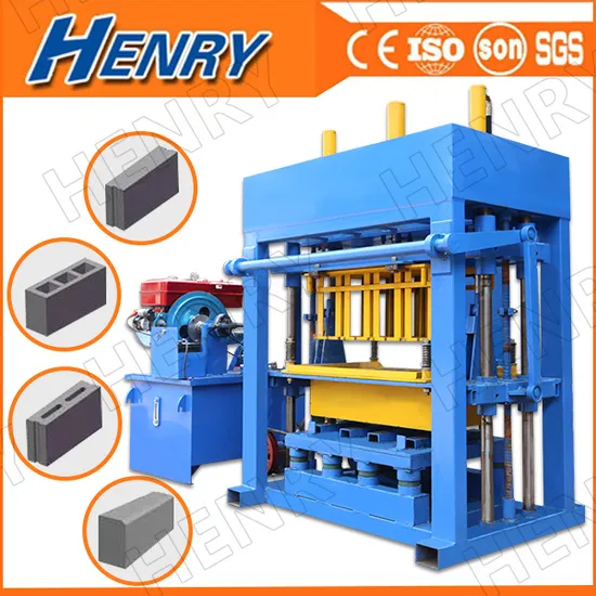 Qt4-30 for Real Estate Developers Diesel Engine 8 Inches and 6 Inches Hollow and Solid Concrete Block Machine Production Line in Cameroon