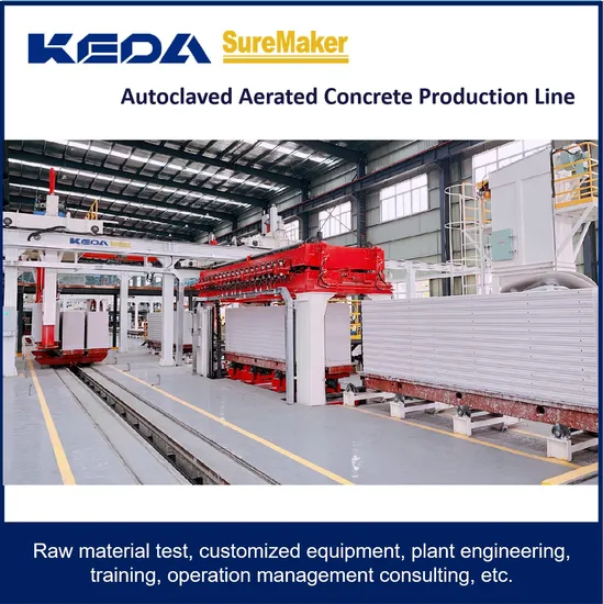 AAC Production Line for Concrete Brick Making