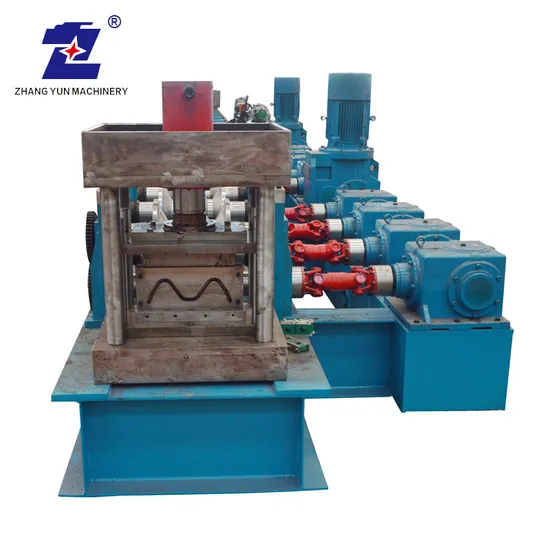 Two Waves Cold Rolled Highway Guardrail Traffic Facility Crash Barrier Cold Roll Forming Machine