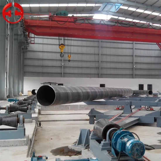 Round Metal Pipe Machine Spiral Tubu Making Machine