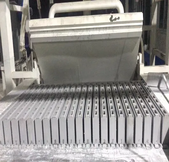 Gypsum Hollow Block Machine Concrete Wood Pallet Latest Products Small Investment Big