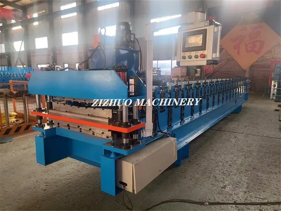 Galvanized G550 Roof Double Layer Color Steel Roofing Sheet Cold Deck Roll Forming Machine