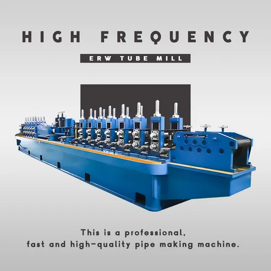 Ms Tube Mill Broom Pipe Making Machine with Pipe Cutting Machine Automatic Welding Machine for Reliable Round and Oval Pipe Making