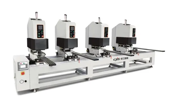 Plastic Door and Window Double-Sided Seamless Four-Head Welding Machine Safety UPVC Profile Welding Machine