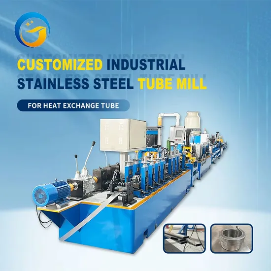 Tube Mill Machinery for Stainless Steel Pipe Welding and Production Equipment Stronger Round Square Rectangular High Frequency Welded Pipe Production Line Carbo